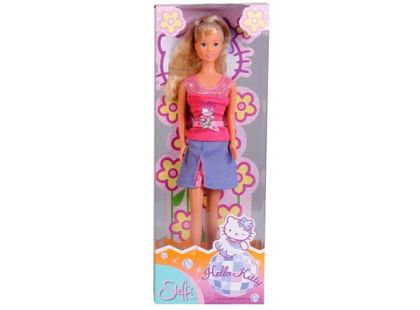 Panenka Steffi Hello Kitty Disco párty tmavě růžový top
