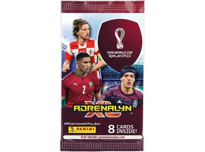 Panini FIFA World Cup 2022 Adrenalyn plechová krabička (pocket) vínová