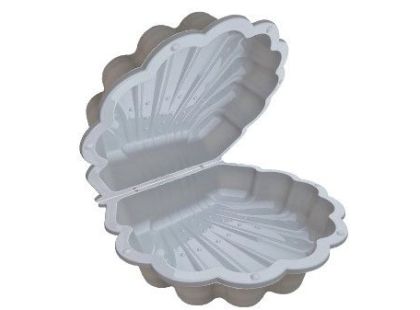 Paradiso Pískoviště mušle s víkem šedé