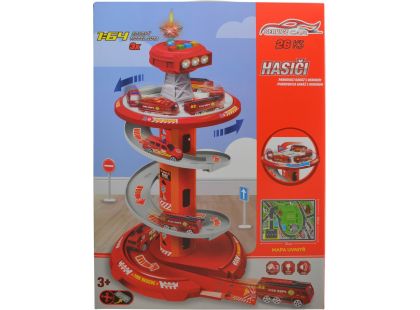 Parkovací garáž s okruhem, 26 dílná sada