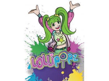 Paruka Lollipopz zelená