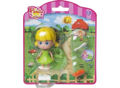 Paula & Friends panenka s doplňky zelené šaty