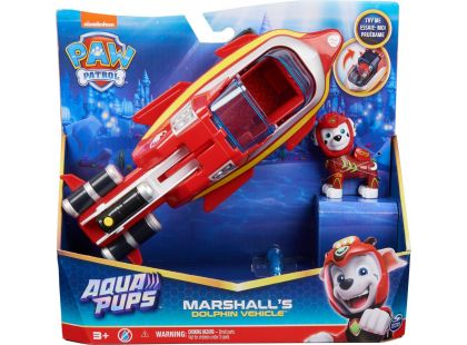 Spin Master Tlapková patrola Aqua vozidla s figurkou Marshall