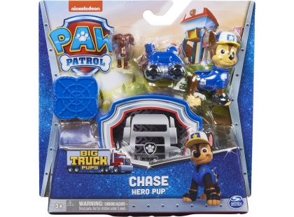 Spin Master Tlapková patrola Big trucks figurky s doplňky Chase