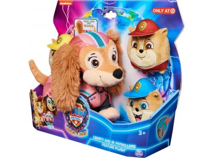 Paw Patrol (film 2) plyšák Liberty s kamarádem