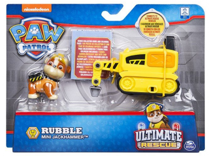 Paw Patrol Vozidlo s figurkou Ultimate Rescue Rubble