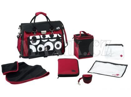 Přebalovací taška Free Hand RED/BLACK Babymoov 043505