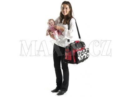 Přebalovací taška Free Hand RED/BLACK Babymoov 043505