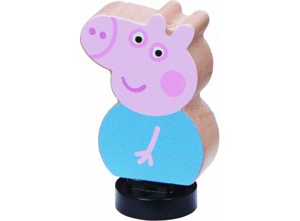 Peppa Pig Dřevěná rodinka 4 figurky
