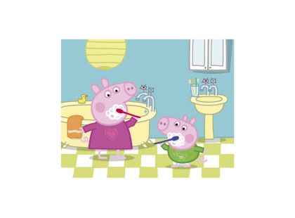 Dino Peppa Pig: Veselý den 20 Dřevěné licenční kostky