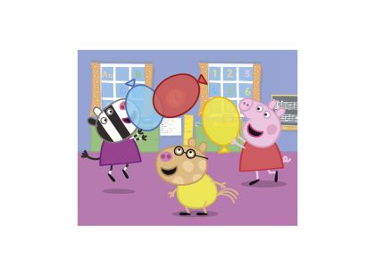 Dino Peppa Pig: Veselý den 20 Dřevěné licenční kostky