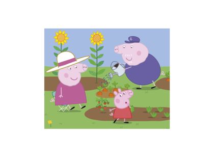 Dino Peppa Pig: Veselý den 20 Dřevěné licenční kostky