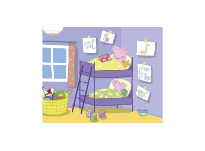 Dino Peppa Pig: Veselý den 20 Dřevěné licenční kostky