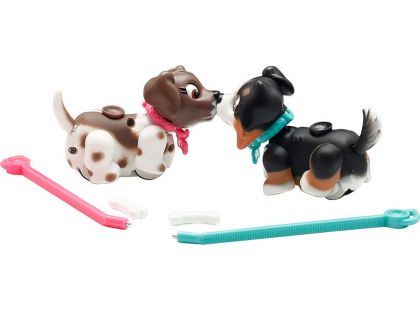Pet Parade 2pack zvířátko 9,5 x 5 x 4 cm - flekatý pejsek