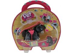 Pet Parade poník 8 x 8 x 2 cm 1pack černá