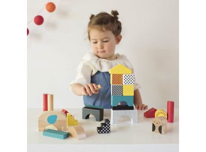 Petitcollage Dřevěné kostky zvířátka