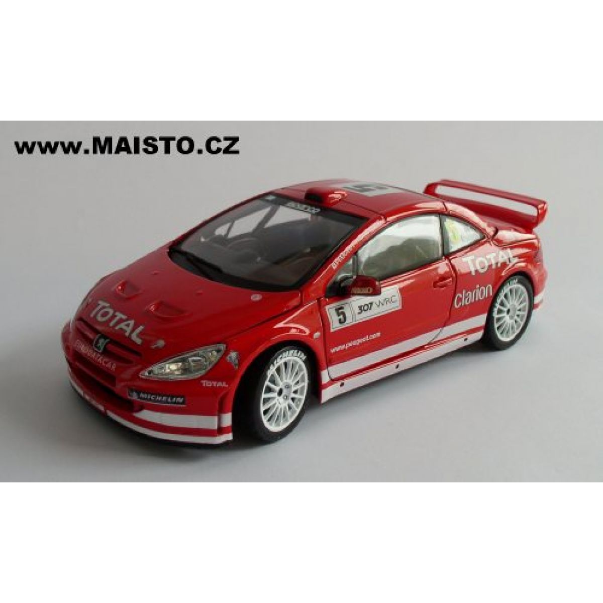 El Peugeot 307 CC WRC (2004) es el... - Miniaturas Salvat