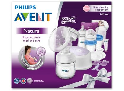 Philips Avent Sada pro kojení s elektrickou odsávačkou Natural