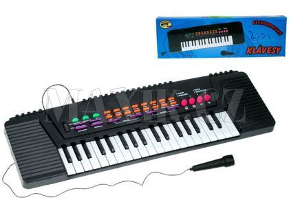 Pianko 54x17cm s mikrofonem 37 kláves