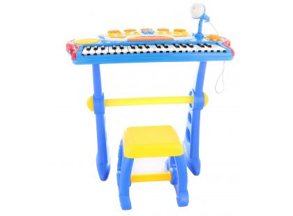 Piáno s adaptérem 37 kláves modré