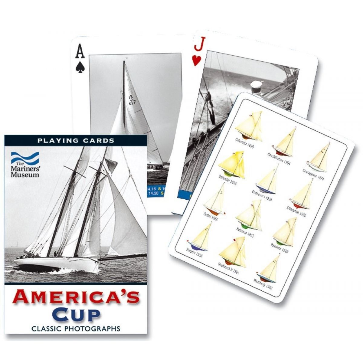 Piatnik Karty Poker Plachetnice America s Cup
