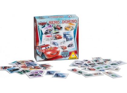 Piatnik Pexeso a Domino Cars Ice Racers
