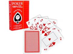 Piatnik Poker Plastic Jumbo Index Speciál červené