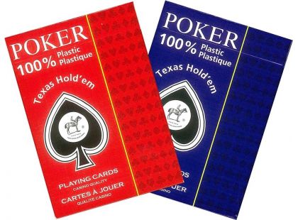 Piatnik Poker Plastic Jumbo Index Speciál červené