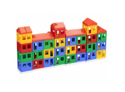 Pilsan Toys stavebnice Mini City 40 ks