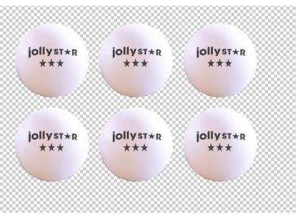 Ping pong míčky 6 ks JollyStar