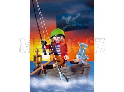 Pirát se člunem Playmobil