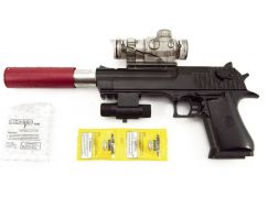 Pistole 33cm na vodní kuličky s náboji 9 - 11 mm