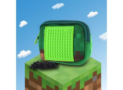 Pixie Crew & Minecraft malá universální kapsa s karabinou a zipem