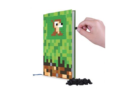 Pixie Crew Deník A5 Minecraft zeleno-hnědý