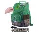 Pixie Crew Minecraft školní aktovka s malým panelem zeleno-hnědá 3