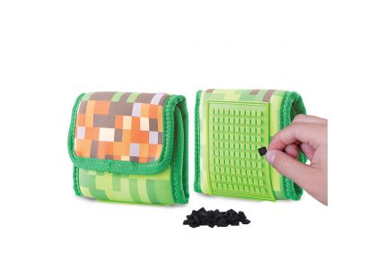 Pixie Crew peněženka Minecraft zeleno-hnědá