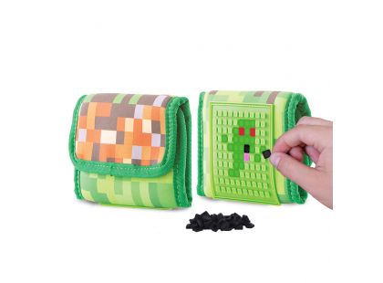 Pixie Crew peněženka Minecraft zeleno-hnědá