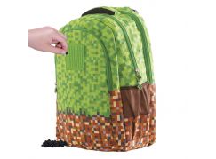 Pixie Crew studentský batoh Minecraft zeleno-hnědý