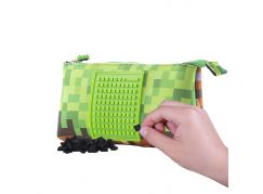 Pixie Crew velké pouzdro Minecraft zeleno-hnědé 02