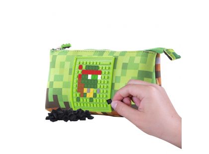 Pixie Crew velké pouzdro Minecraft zeleno-hnědé 02