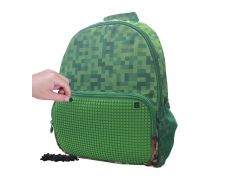 Pixie Crew volnočasový batoh Adventure zeleno-hnědá kostka