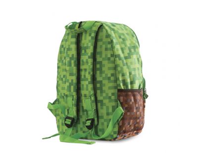 Pixie Crew volnočasový batoh Minecraft zeleno-hnědý