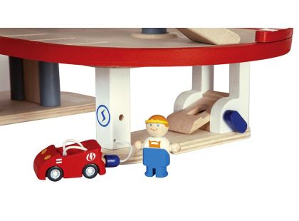Plan Toys Eko Dvoupatrová garáž