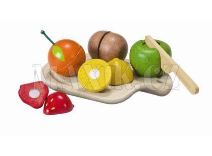 Plan Toys Eko Krájení ovoce na prkénku