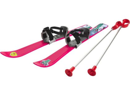 Plastkon Baby Ski Dětské lyže 70 cm 2012 PP refl.růžové - Poškozený obal