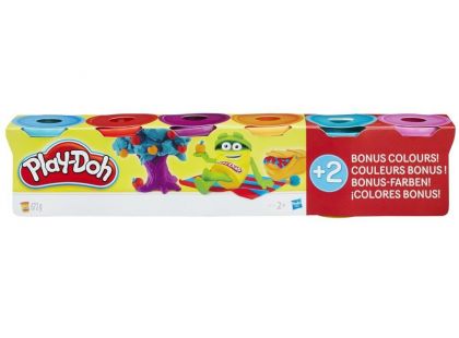 Play-Doh 6 ks kelímků zářivé barvy