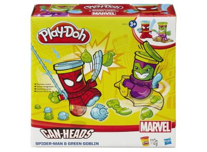 Play-Doh Avengers Kelímky ve tvaru hrdinů - Spider-Man a Green Goblin