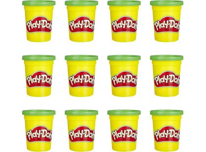 Play-Doh balení 12 ks kelímků zelená