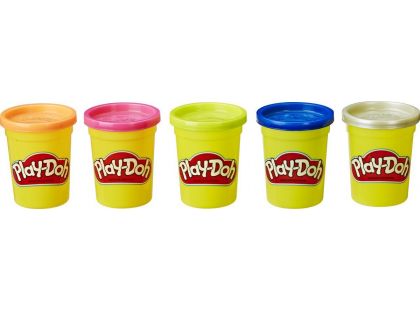 Play-Doh balení 5ks Stříbrná