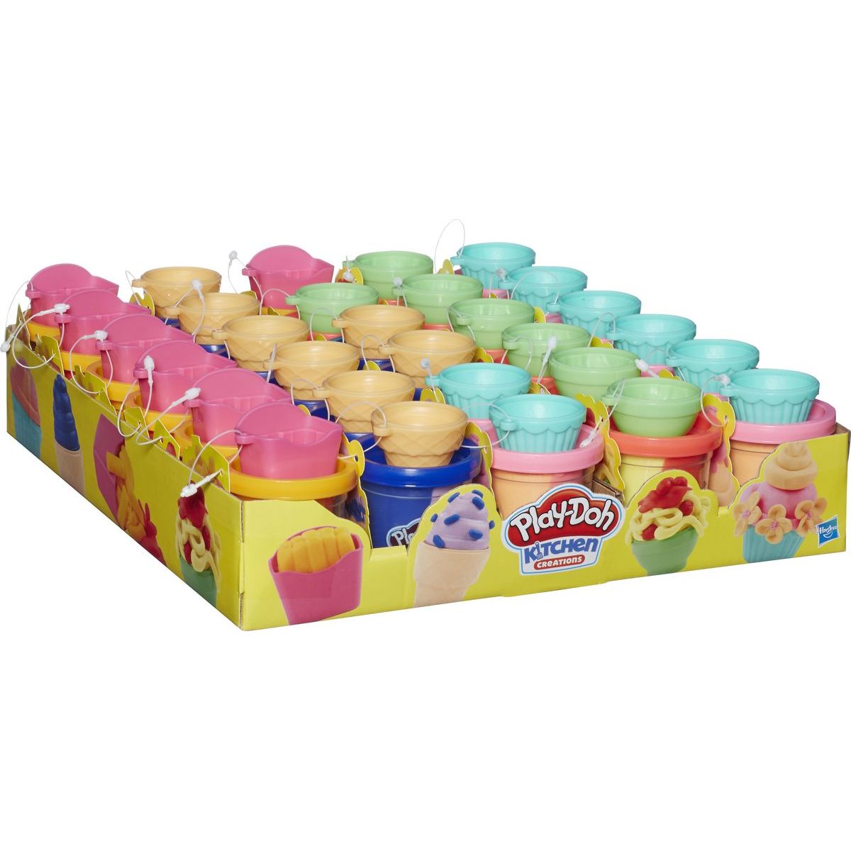 PlayDoh dvojbarevný kelímek zmrzlina Maxíkovy hračky